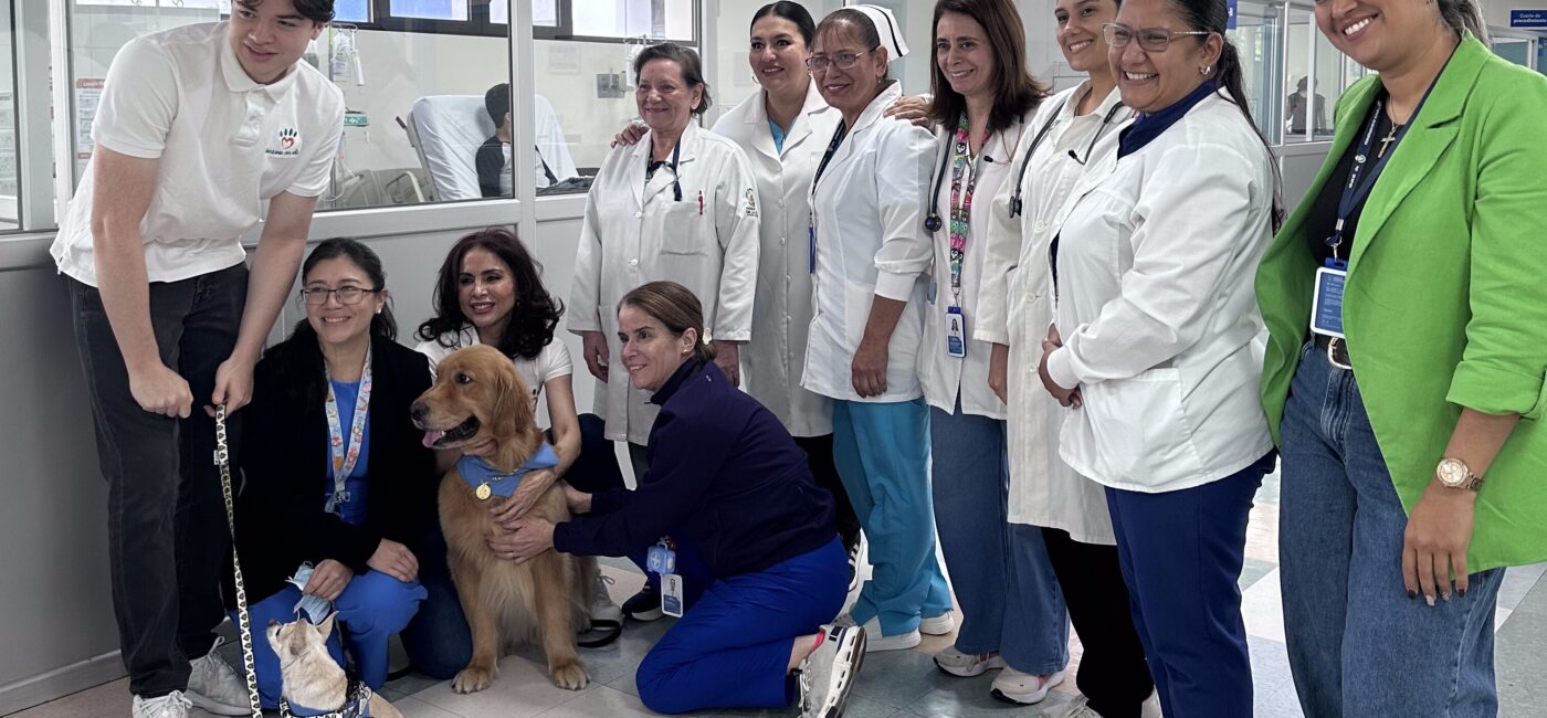 Una visita que dejó huella en el Hospital del Niño